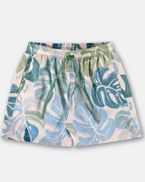 Aesthetic Leaves Swim Short