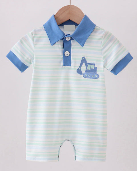 Excavator Polo Romper