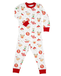 Christmas Ornaments Pima Pajama Set