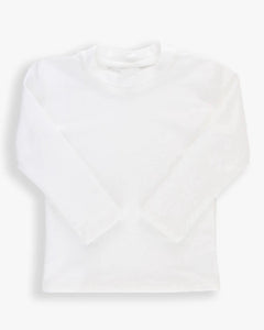 White Long Sleeve Rash Guard