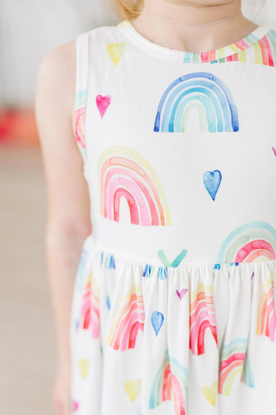 Love Rainbows Tank Dress