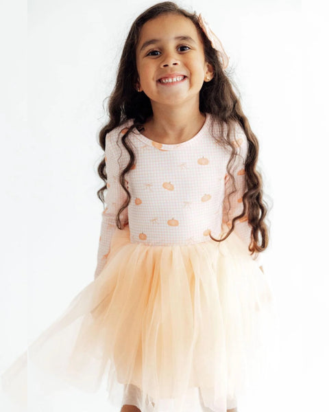 Pumpkins Gingham Tutu Dress