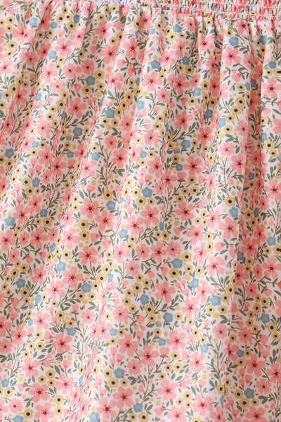 Floral Smocked Lace Bloomer Set