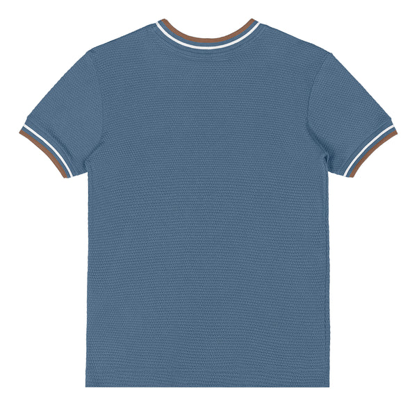 French Blue Dobby T-Shirt: 4T & 8Y