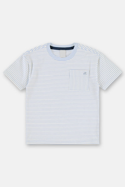 Blue Striped Set: 12-24m & 2T