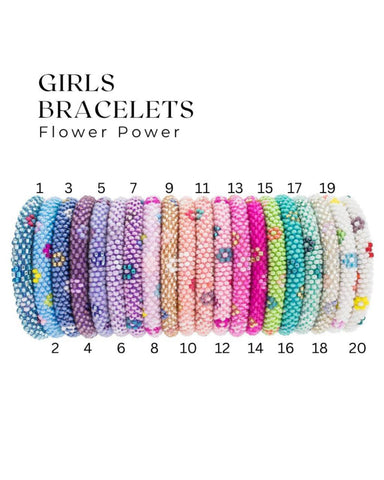 Girl Bracelets - Flower Power