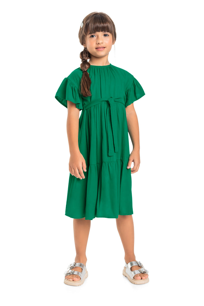 Cecilia Green Woven Dress: 6Y Mauricio & Miranda Kid's Boutique Cecilia Green Woven Dress: 6Y Mauricio & Miranda Kid's Boutique