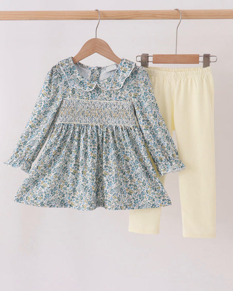 Meadow Smocked Legging Set
