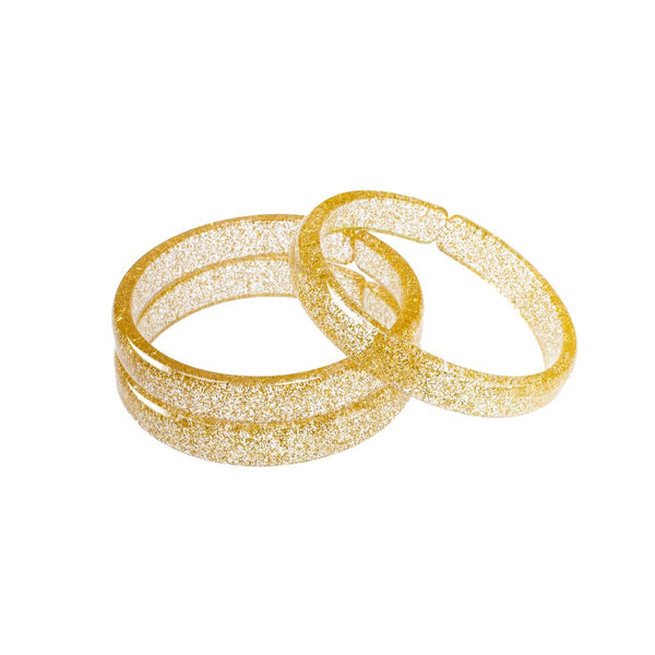 Glitter Bangles (Set of 3) - Variety of Colors