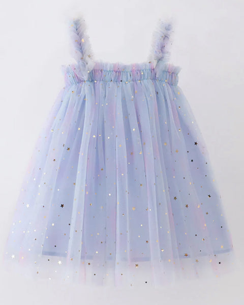 Moon & Stars Blue Tulle Dress