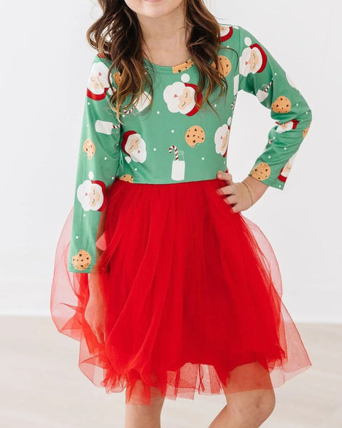 Santa's Milk & Cookies Tutu Dress