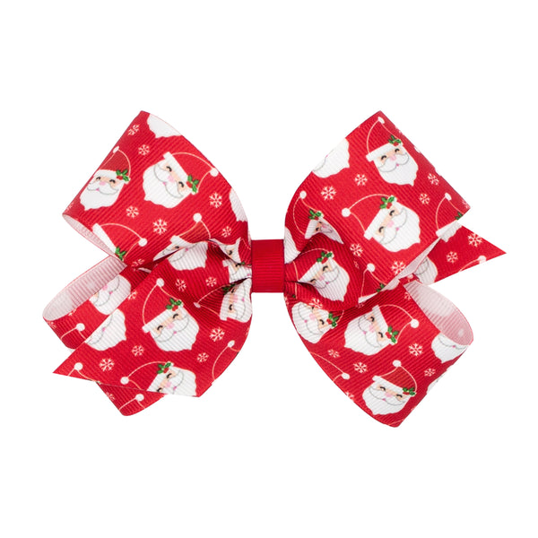 Santa Claus Medium Hair Bows