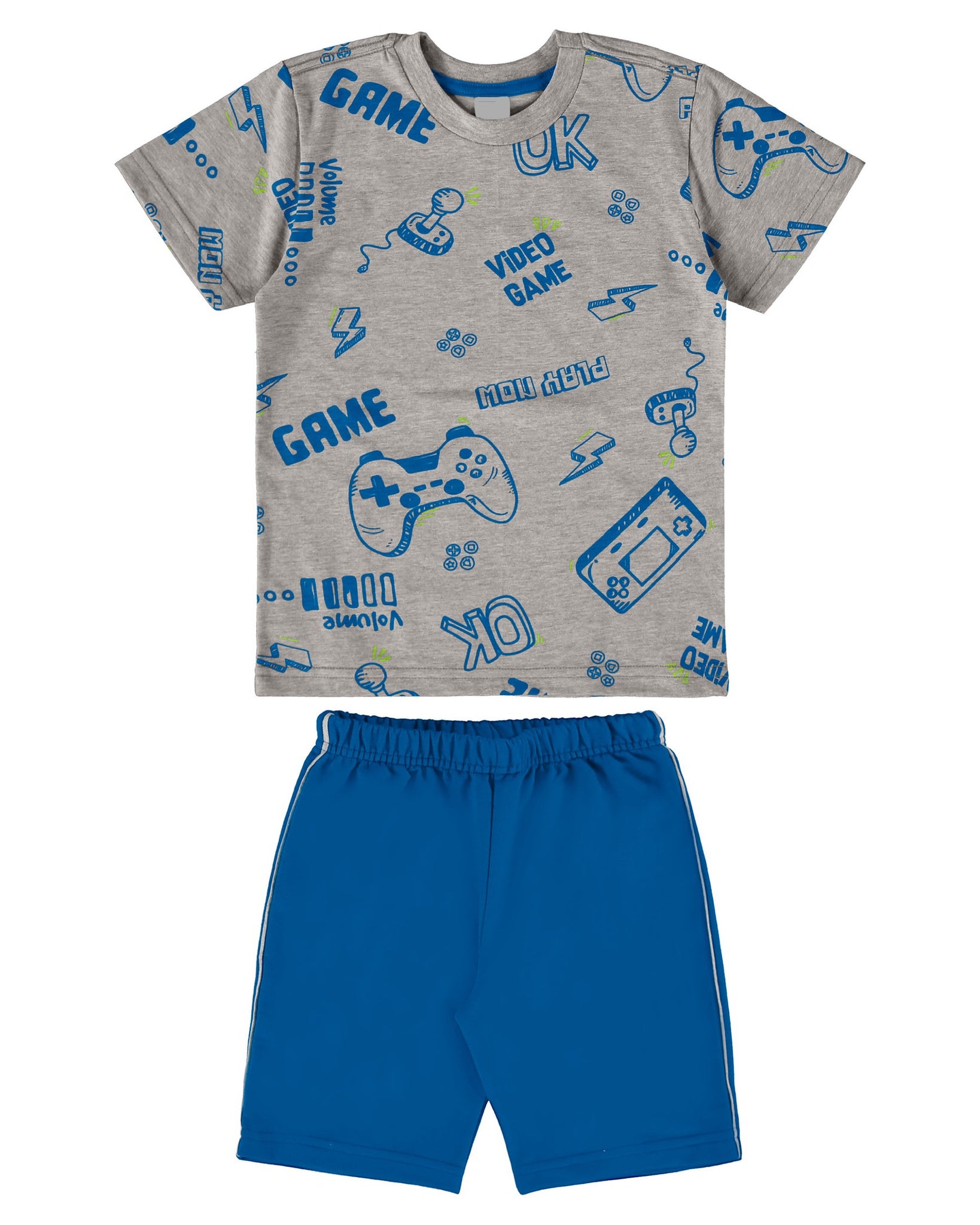 Gamer Grey & Blue Set