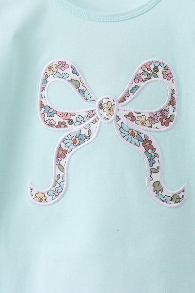 Floral Bow Skirt Set