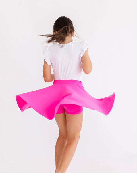 Hot Pink Twirl Skort