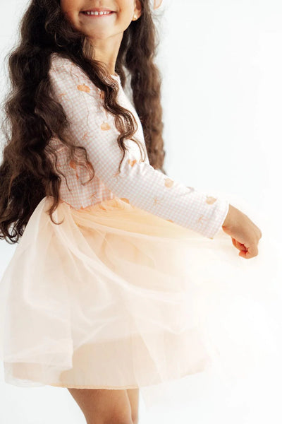 Pumpkins Gingham Tutu Dress