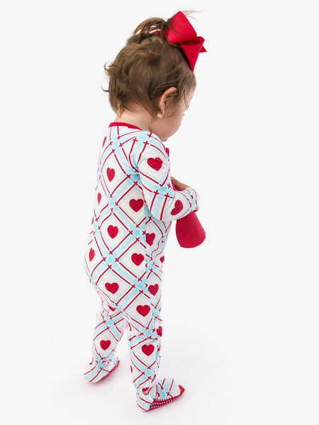 Sweetheart One Piece Footie Pajama