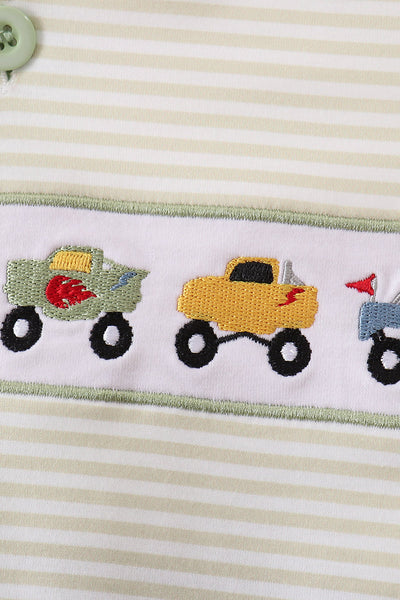 Monster truck Bubble Romper