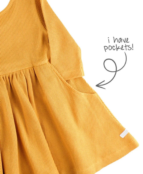 Honey Waffle Knit Twirl Dress
