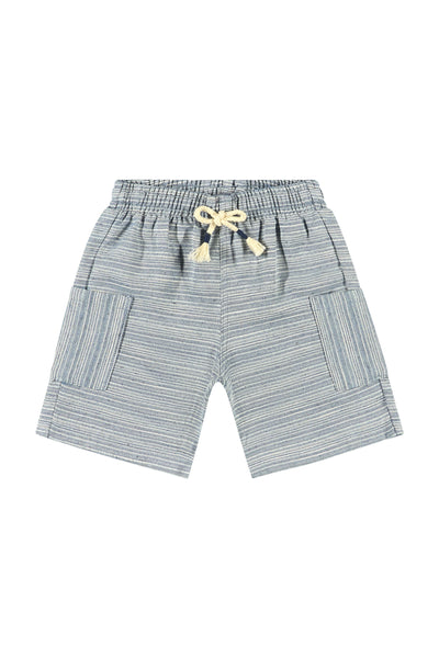 Darío Dark Blue Woven Set