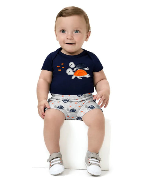 Navy & Grey Turtles Set