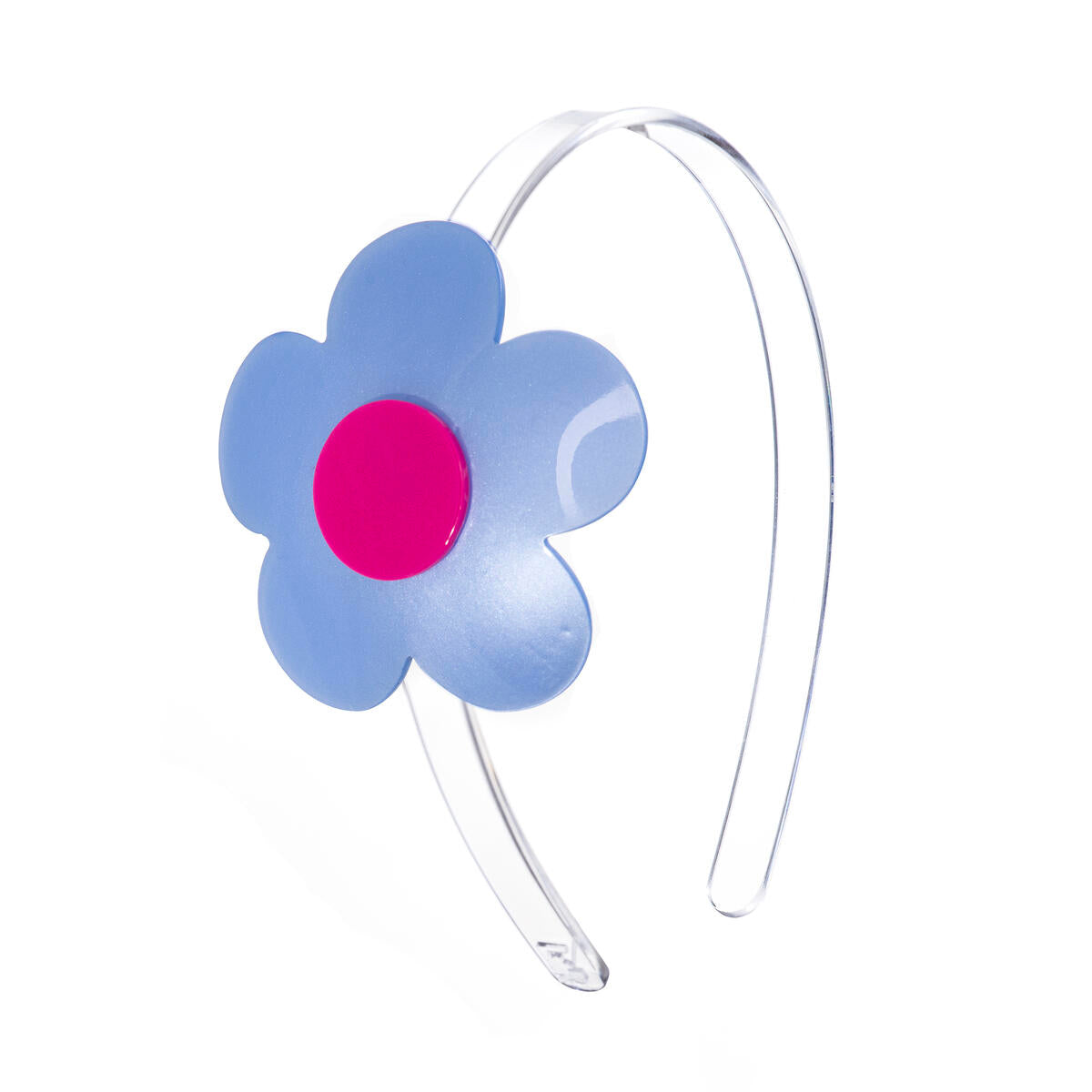 Blue Flower Acrylic Headband