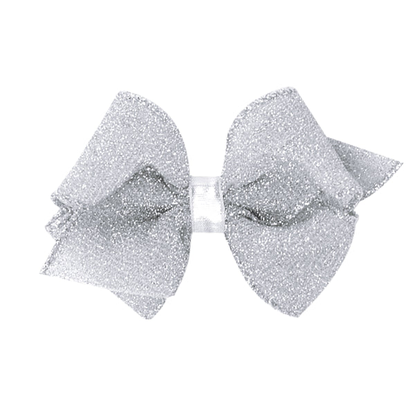 Glimmer Sparkle Mini Hair Bows (Variety of Colors)