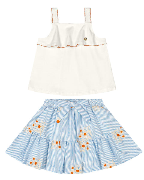Mikonos Skirt Set