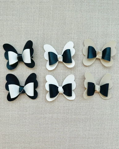 Butterflies Hair Clip Set (Variety of Colors)