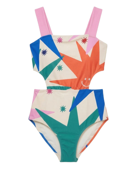 Stars Cut Out One Piece Suimsuit