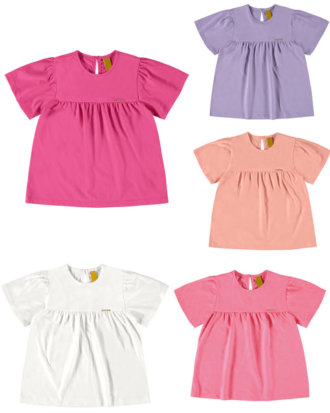 Solid Jersey Blouse (Variety of Colors)