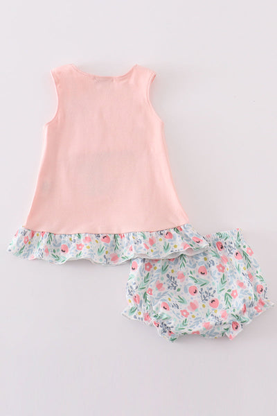 Floral Bunny Bloomer Set