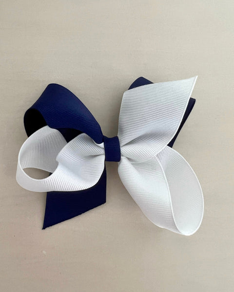 Two Tone Grosgrain Bow (Mini, Medium & King)