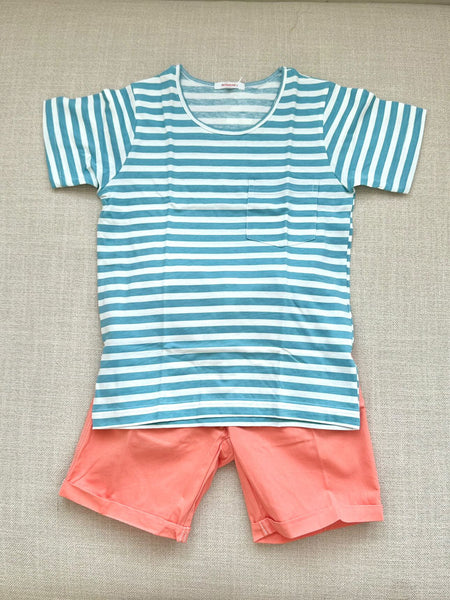 Light Coral Boy Short