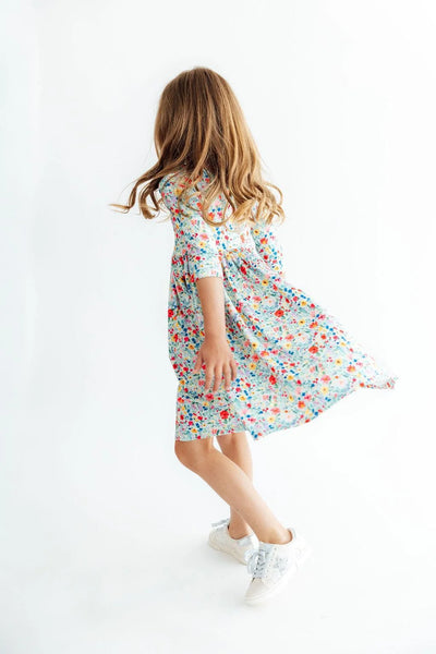 Pretty Flowers Pocket Dress