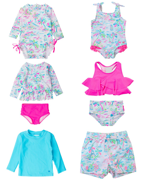 Tropical Resort Swim Trunk