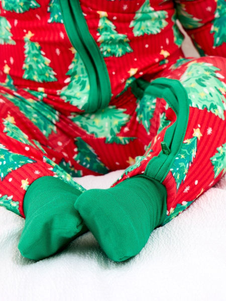 Christmas Tree Bamboo One Piece Pajama
