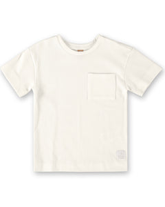 Textured Off White T-Shirt