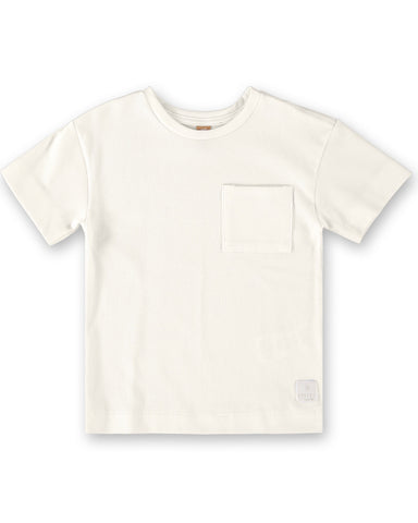 Textured Off White T-Shirt