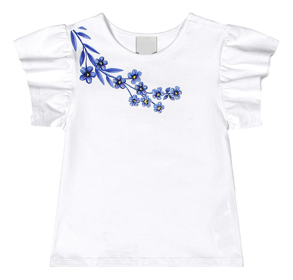 Santorini Floral Skirt Set: 4T (two left)