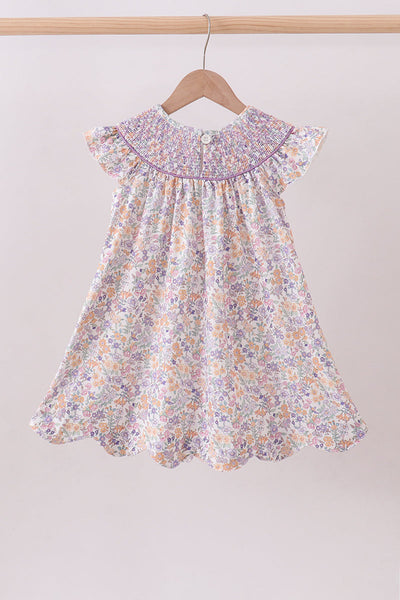 Delicate Blooms Smocked Dress