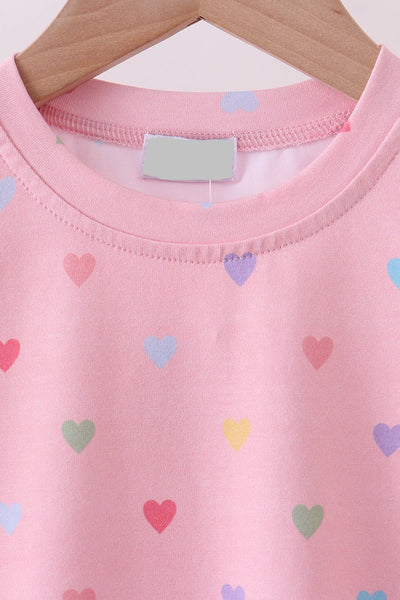 Light Pink Heart Top