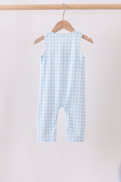 Blue Gingham Jon Jon