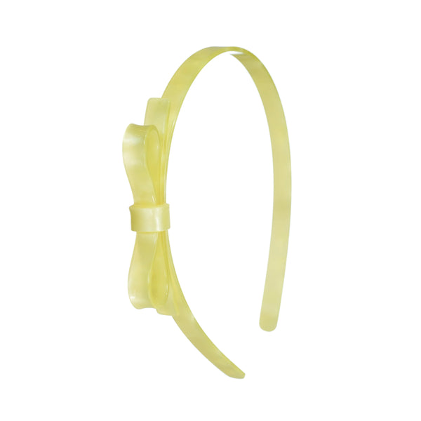Thin Bow Solid Headband (Variety of Colors)
