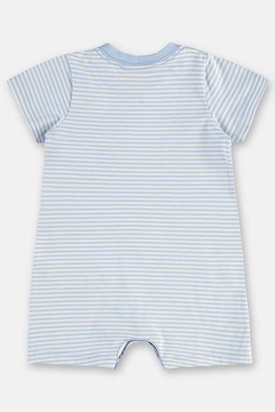 Blue Striped Romper