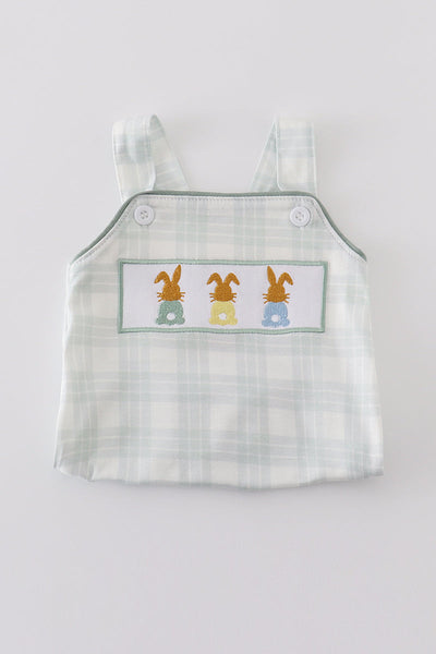 Sage Bunny Bubble Romper