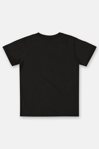 Black Solid T-Shirt: 2T & 3T
