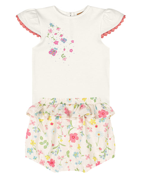 Floral Woven Baby Set