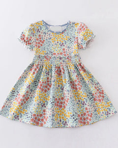 Floral Smocked Dress