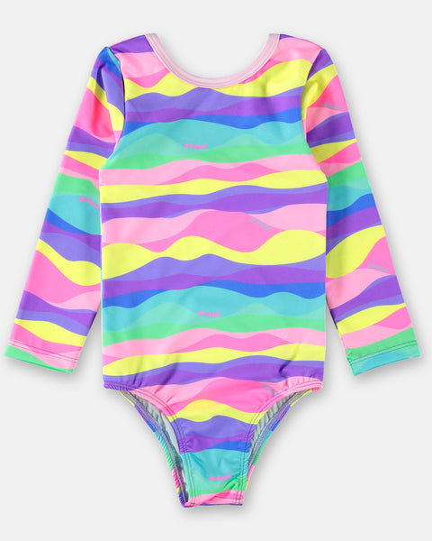 Vibrant Waves One Piece Swimsuit